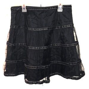 Birger et Mikkelsen Black ruffle skirt
